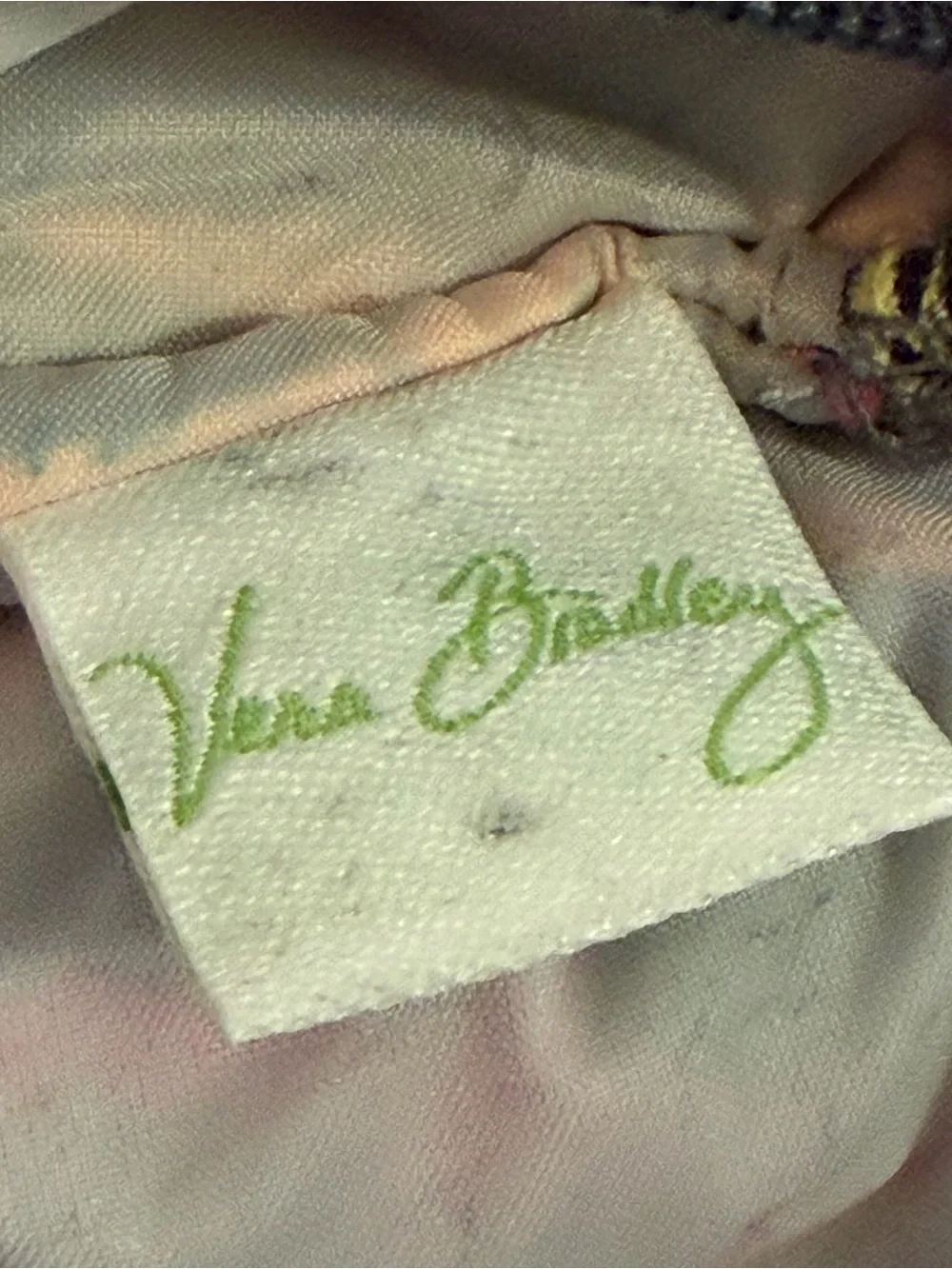 Vera Bradley Jazzy Blooms Makeup Cosmetics Bag Floral Brushes Pen Pencil READ